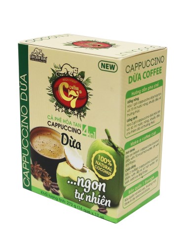 Cà phê hòa tan hương dừa 4 in 1 - Cà Phê Con Chồn Vàng C7 - Công Ty TNHH Sản Xuất - Thương Mại Hucafood